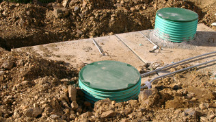 How to keep a septic tank from floating